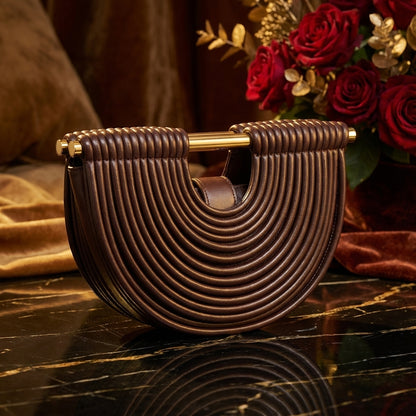 COFFEE BAMBOO SCROLL HANDWOVEN BAG BAMBOO HANDMADE&nbsp;