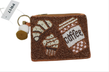 COFFE KEYCHAIN COIN PURSE N-8