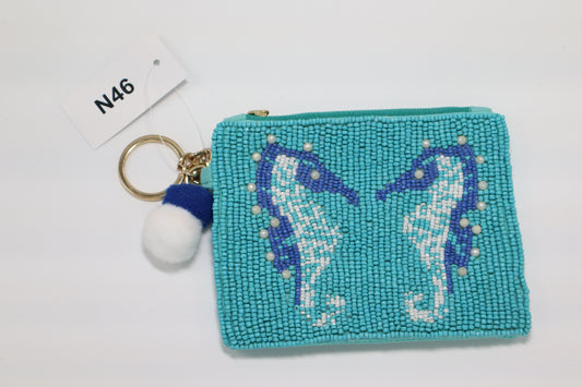 WATERHORSE KEYCHAIN BEADED COIN PURSE