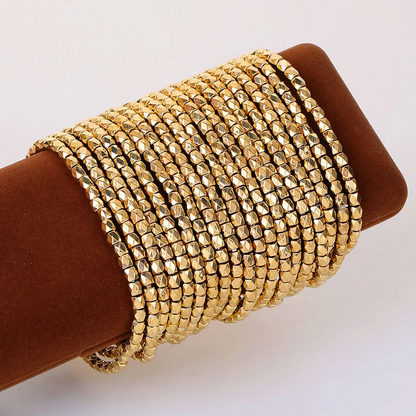 CASUAL RETRO CLASSIC STYLE SOLID COLOR CCB BEADED CHAIN BEADED BRACELETS J-19445B