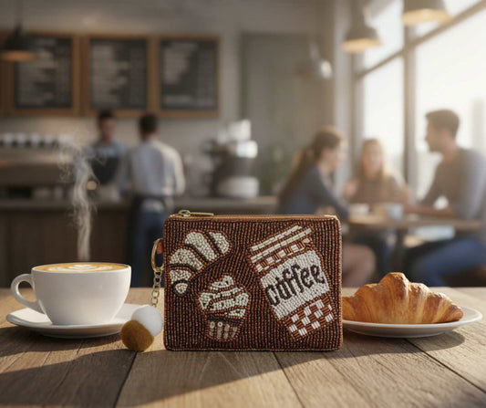 COFFE KEYCHAIN COIN PURSE N-8